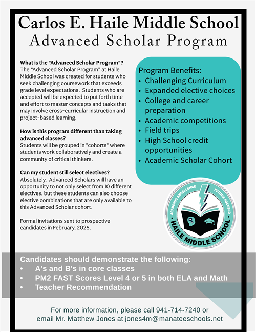Storm Scholars Program description